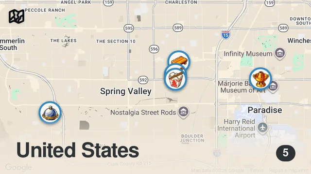 Map of America's BIGGEST BOWL of Noodles! Top 6 BEST Bowls of NOODLES in Las Vegas