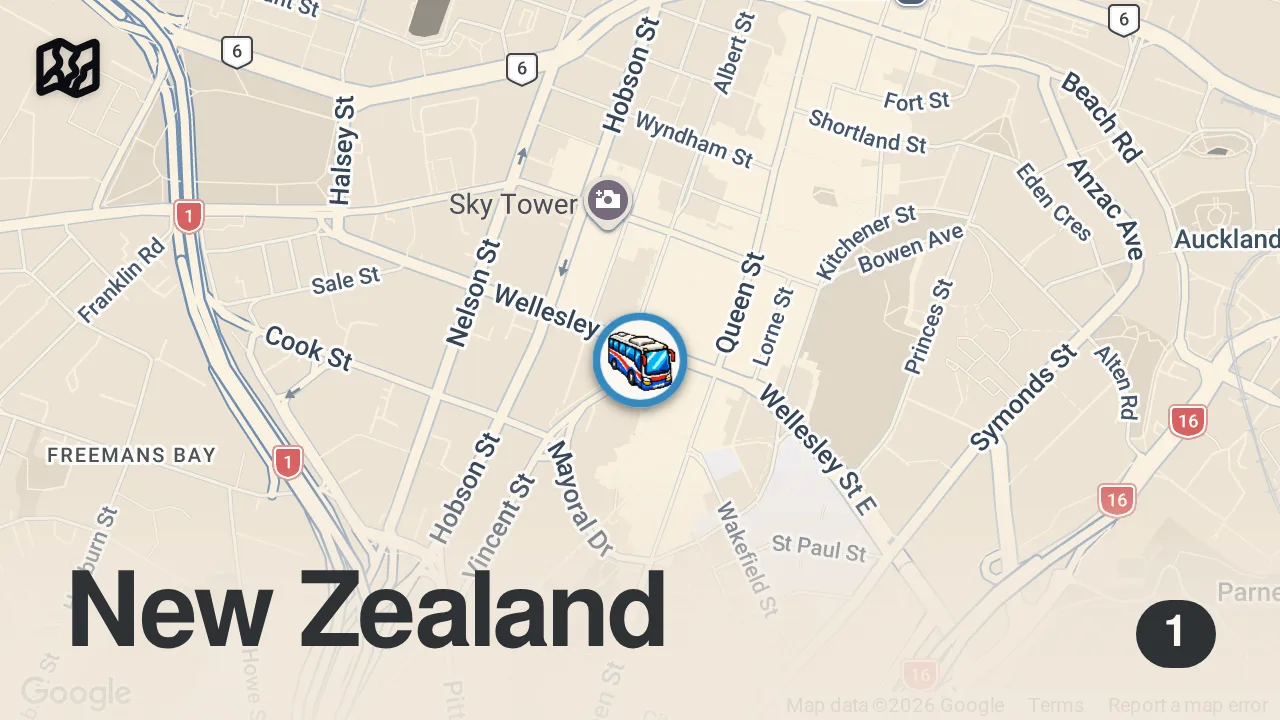 Map of 1 spot from Auckland’s brand Te Waihorotiu is expected to be New Zealand’s busiest train station 🚉
