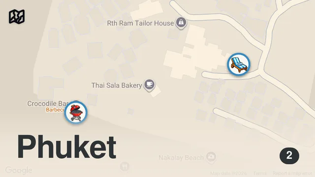 Map of Phuket Resort Review: Thavorn Beach Village Resort & Spa 🌴