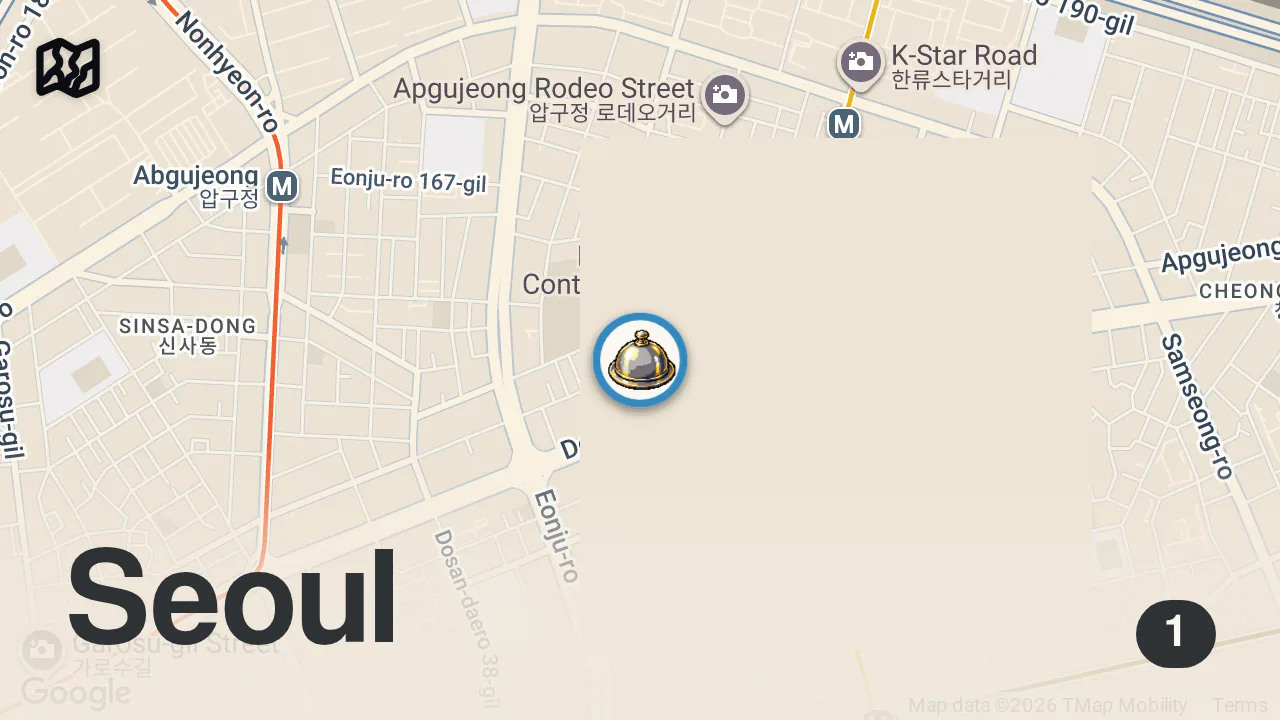 Map of 1 spot from I Asked Chefs in Korea To Upgrade My Instant Ramen