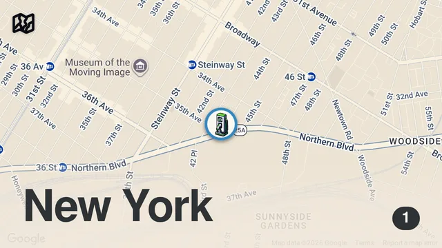 Map of New York’s Most Popular Restaurant for Taxi Drivers 🚕!