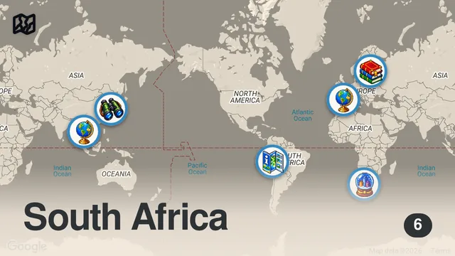 Map of 17 Best Instagram Destinations in the World