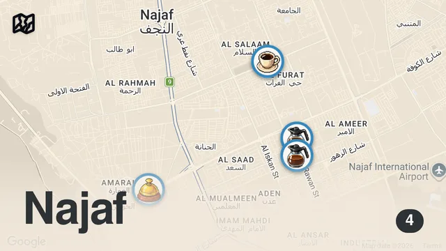 Map of Inside Modern Iraq Nobody Shows You - Najaf 🇮🇶