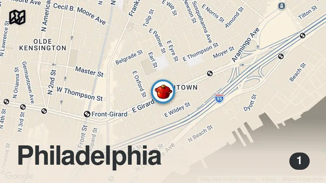 Map of Philly’s best dinner.