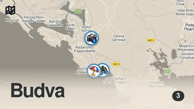 Map of I Had To Be Rescued In The Mountains Of Montenegro 🇲🇪 (extremely scary)