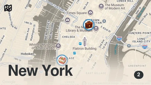 Map of My honest review of the current VIRAL FOODS in NYC (part 3) #shorts