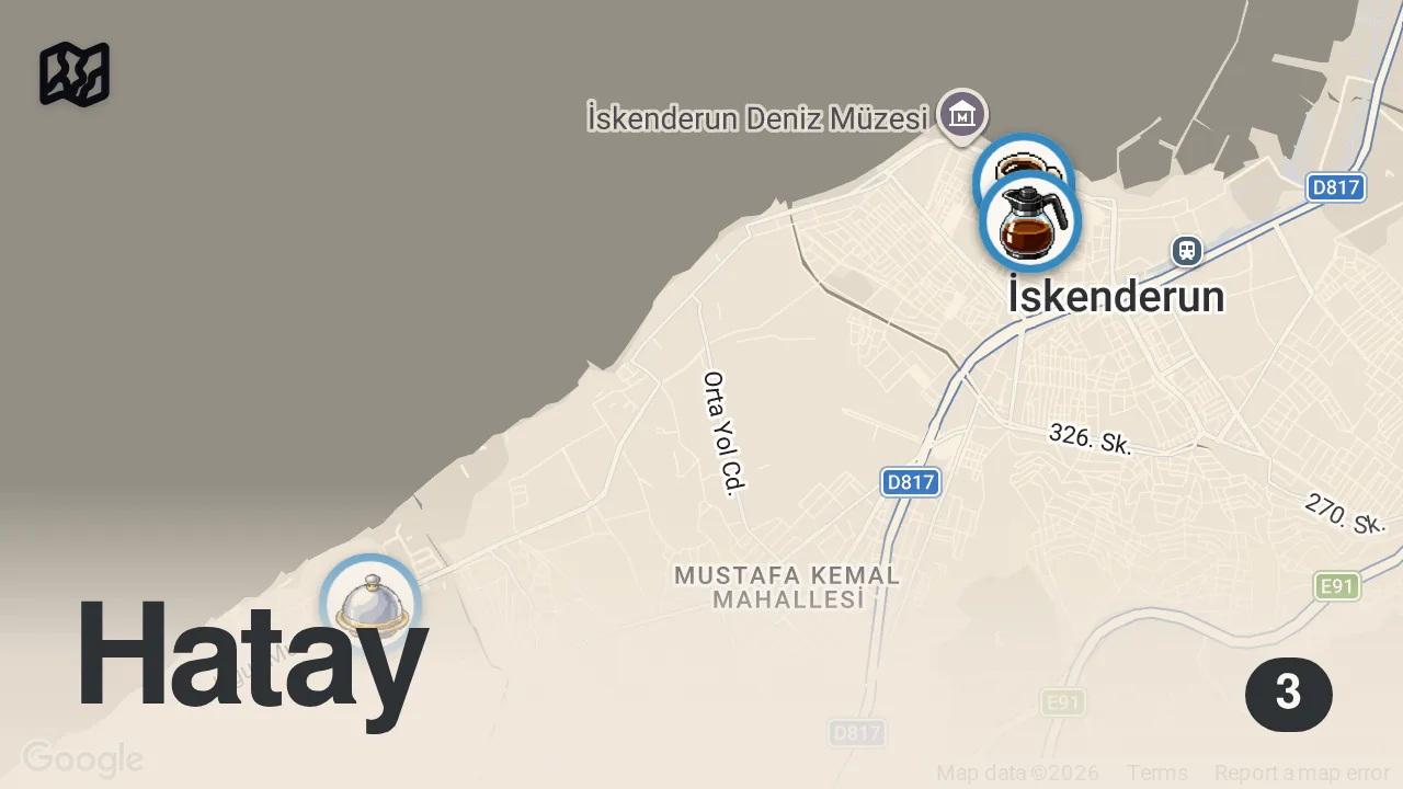 Map of 3 spots from 3 SAATTE 4000 TL SERİSİ!!!