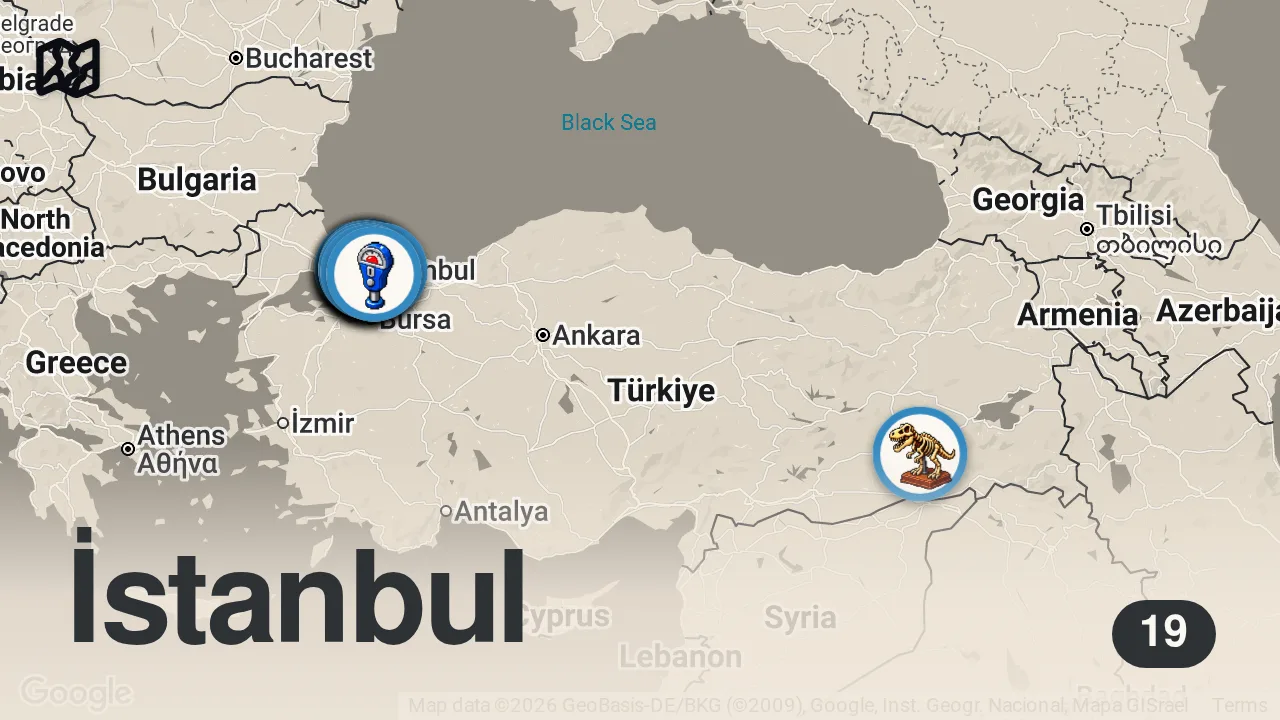 Map of 19 spots from İSTANBUL BEYOĞLU’NDA NE YENİR!!! DÜNYALARI YEDİM!!!