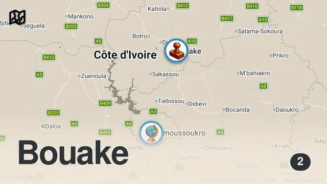 Map of Unique Food in African Jungle!! EXOTIC DELICACY in Ivory Coast! 🇨🇮