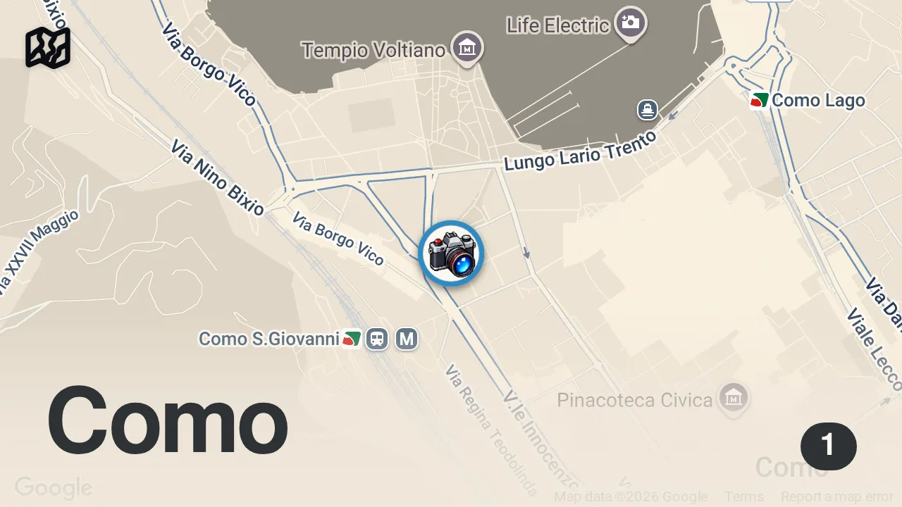 Map of 1 spot from Is Lake Como Worth Visiting? We Asked the Locals