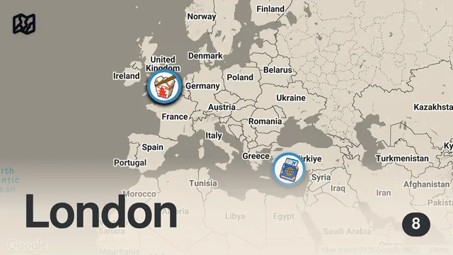 Map of Londra’da 3 Gün | Yemekler, Ücretsiz Müzeler, Otel ve Vize Detayları