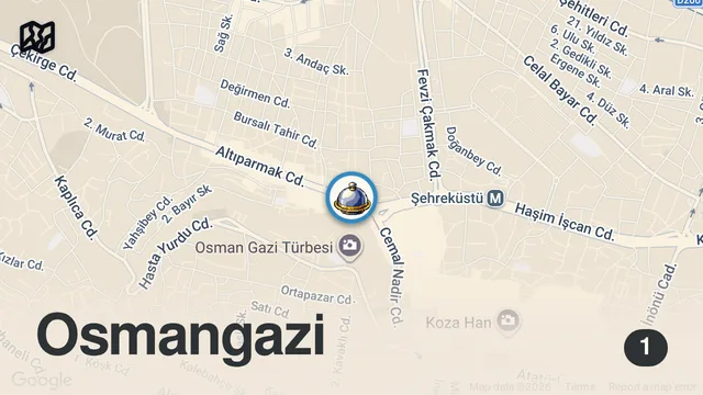 Map of Yatık tavuk Cağ
