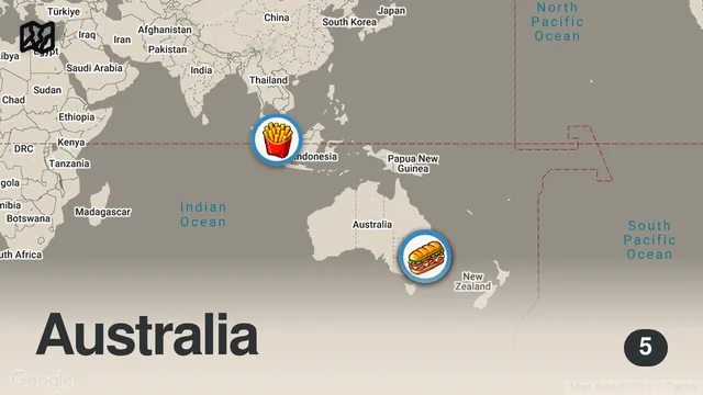 Map of Eating NEW Fast Food Menu Items...(December 2024)