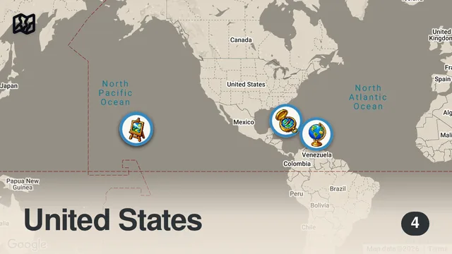 Map of Gordon Ramsay Visits Islands Around the US | Uncharted MEGA Episode | National Geographic
