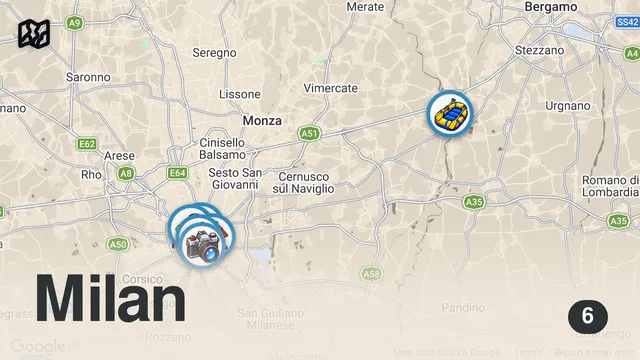 Map of A MILANO non c'è Niente da Vedere. Ne Siete Proprio Sicuri?