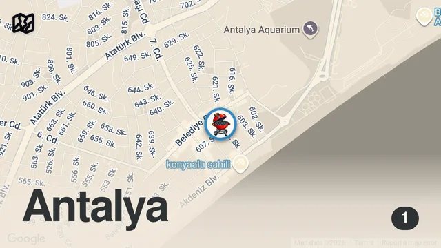 Map of YARIM EKMEĞİ DOLDURDU | KOKOREÇÇİ OKAN USTA