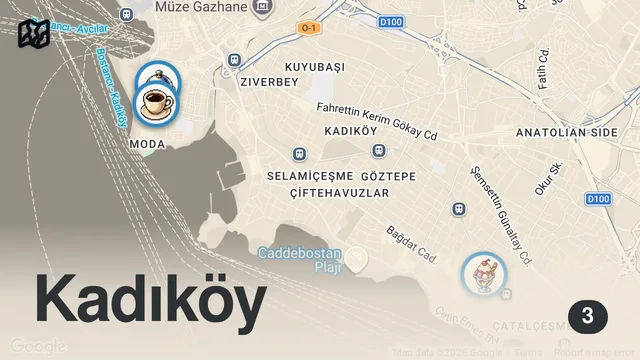 Map of KADIKÖY'DE LEZZET PEŞİNDE (Hesaplar Senden Bölüm 5) - Ayaküstü Lezzetler