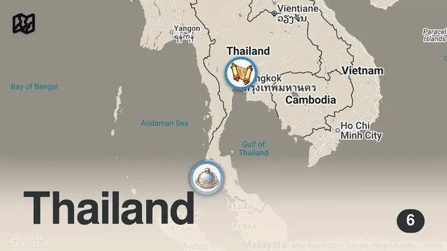 Map of Thailand Street Food - PHUKET DIM SUM + Hokkien Noodles & O-Tao!! THAI FOOD Guide to Phuket!