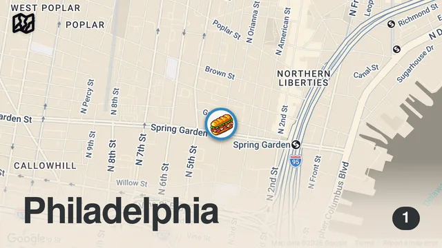Map of I tried the Michelin Rated Cheesesteak shop in Philly... Was it worth it?