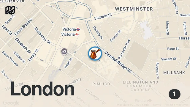 Map of LOVEMACUN LOCATED NEAR VICTORIA STATION