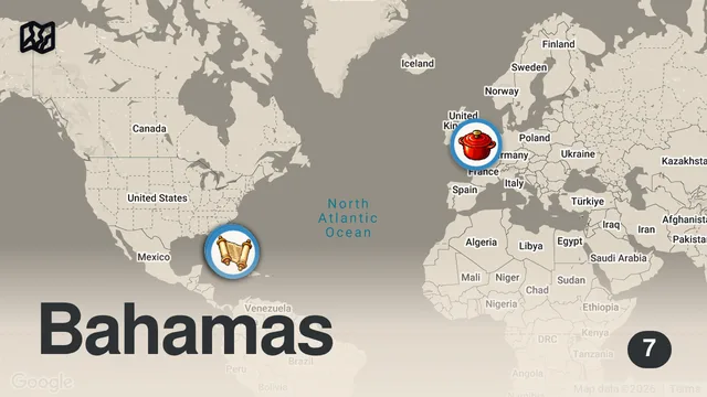 Map of Perfect Day in Paradise | Exploring the Bahamas