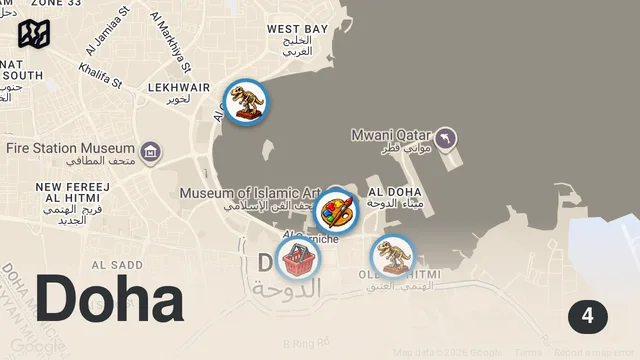Map of Doha Is Living In The Future & Here Is Why — Katara Cultural Village, Crystal Walk In Qatar 🇶🇦
