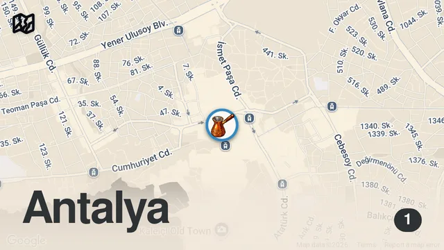 Map of BİR HAKKIN VARSA BURAYA GİT! | TOPÇU KEBAP ANTALYA