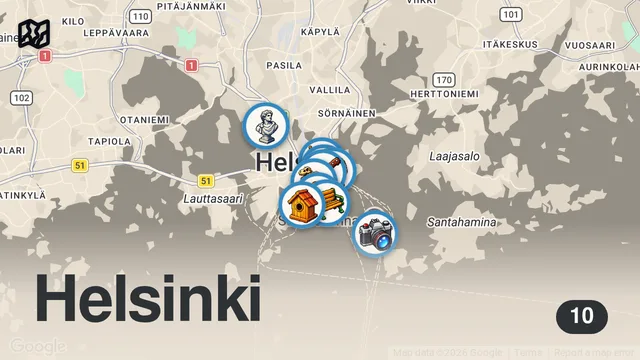 Map of How To Spend 3 Days In HELSINKI Finland | Travel Itinerary