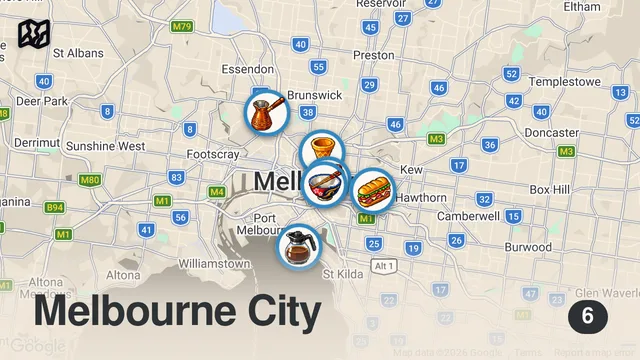 Map of Ultimate Australian Food Tour!! 🇦🇺 TOASTY HEAVEN + Best Kebabs in Melbourne!!