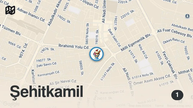 Map of Bir çok künefe çeşidini aynı anda yapabiliyoruz Künefe Han Gaziantep