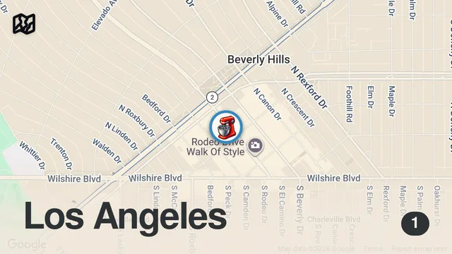 Map of Eating at the CHEAPEST Restaurant in Beverly Hills !