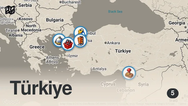 Map of YENİ EV VLOG