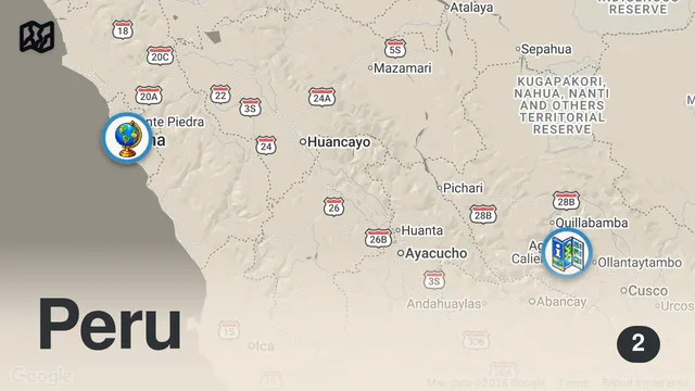 Map of PERU |  FROM LIMA TO MACHU PICCHU (A New Vagabrothers Vlog Series)