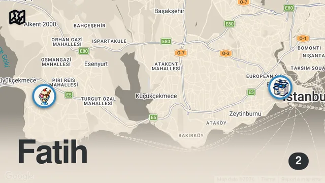 Map of İstanbul’da böyle tavuk YOK 🔥