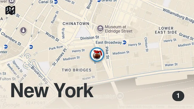 Map of Searching For The Best Pancake in NYC! 🤯🔥 #pancake