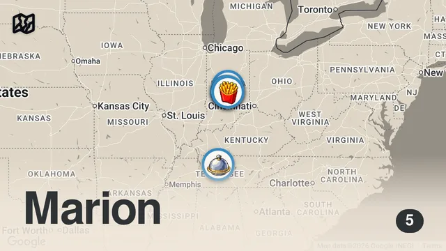 Map of Eating NEW Fast Food Menu Items... (SURPRISING)