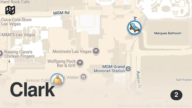 Map of $900 a Night in Las Vegas! FULL REVIEW of Skylofts at MGM Grand with a SECRET Restaurant