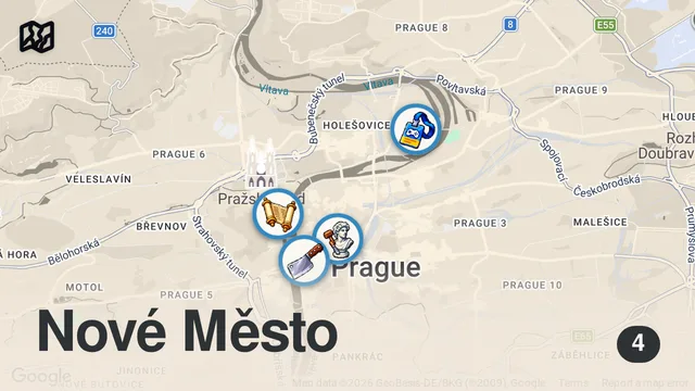 Map of The Hidden Side of Prague Czech Republic | Local's Travel Guide