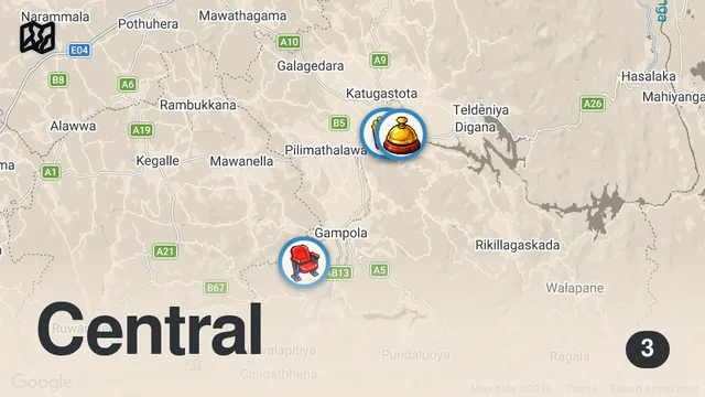 Map of My First Cricket Game Was Almost A Disaster In Sri Lanka 🇱🇰