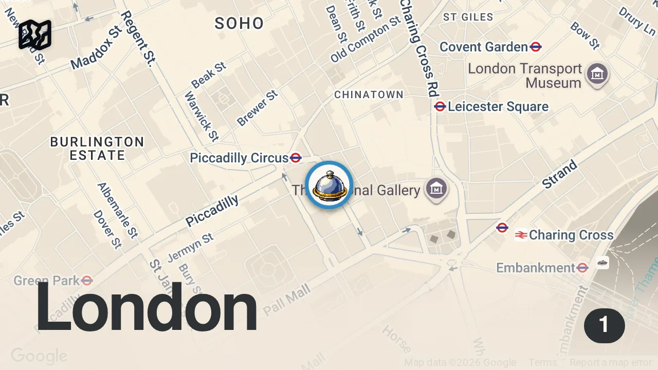 Map of 1 spot from I Ate 13 Dishes at London’s Most Interesting Restaurant (Fallow Full Review!)