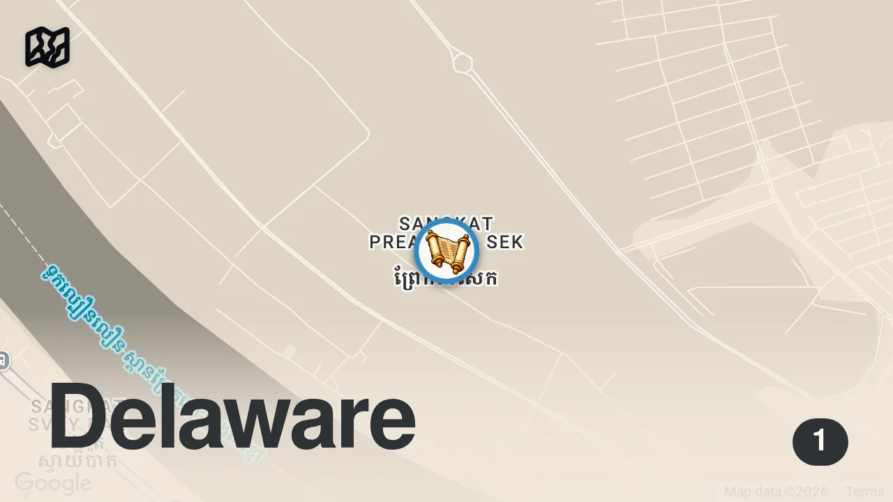 Map of 1 spot from I Never Expected This To Happen In Cambodia, Phnom Penh ๐ฐ๐ญ