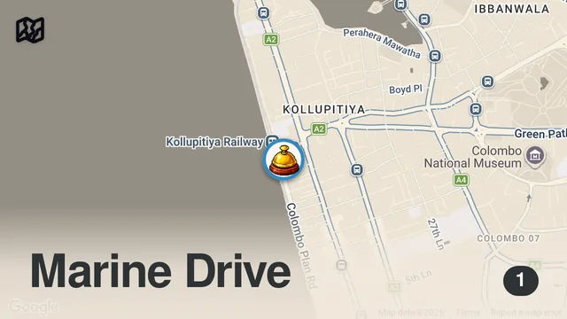 Map of The Adventures Side Of Colombo You Have Never Seen - Port City, Sri Lanka 🇱🇰