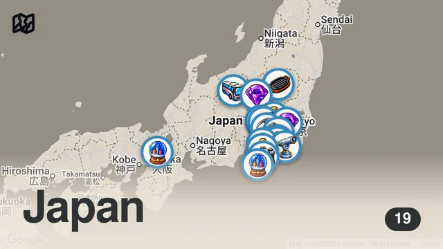 Map of TOP 17 Day Trips from Tokyo - Mountains, Beaches, Old Japan & More!