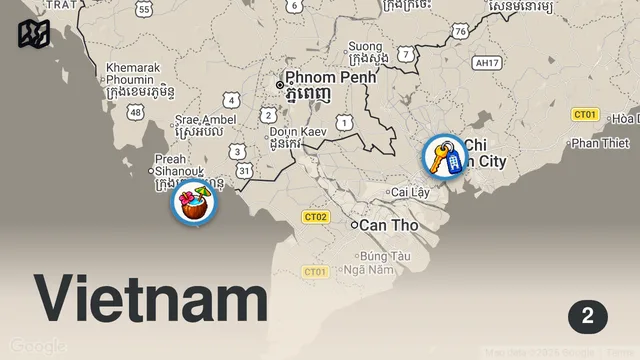 Map of Фукуок — райский остров Вьетнама: что стоит увидеть и попробовать?