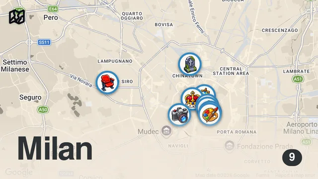 Map of How to Spend 3 Days in MILAN Italy | Travel Itinerary