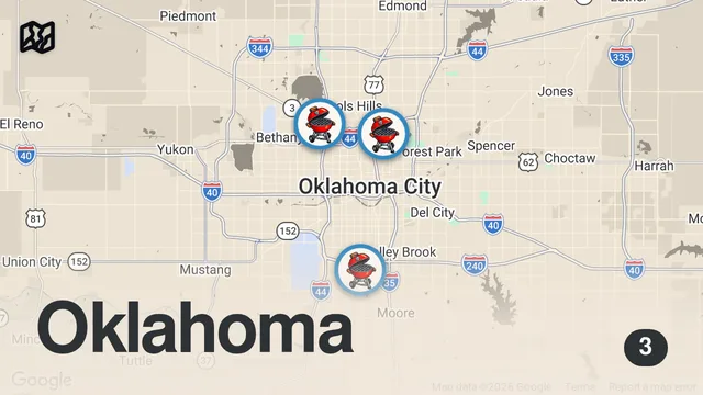Map of Trying Oklahoma Style BBQ for the FIRST TIME