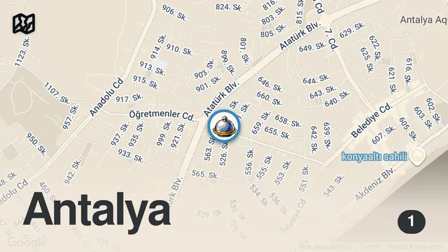 Map of 240 TL #shorts #antalya #yemek