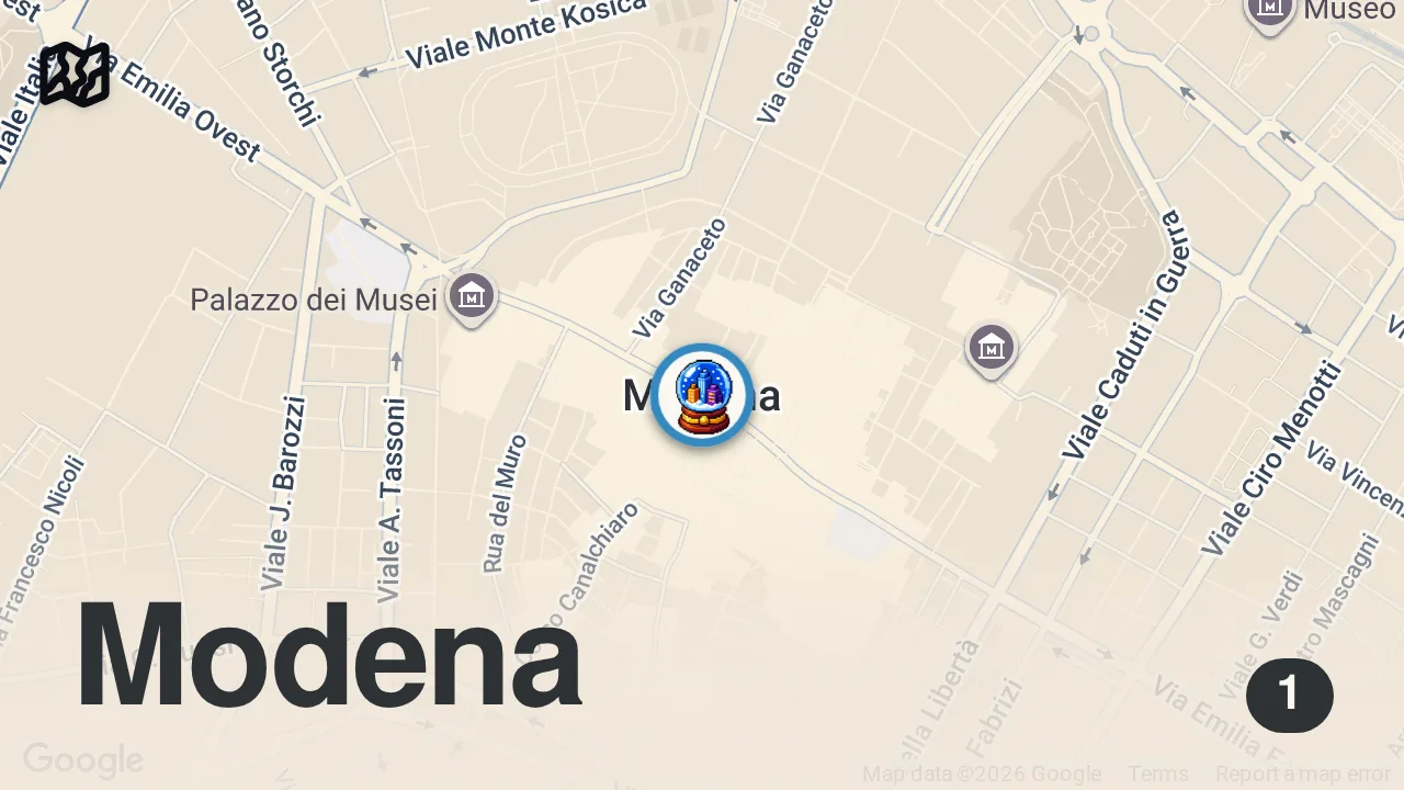 Map of 1 spot from Dünyanın En İyi Makarna Ve Pizzaları !