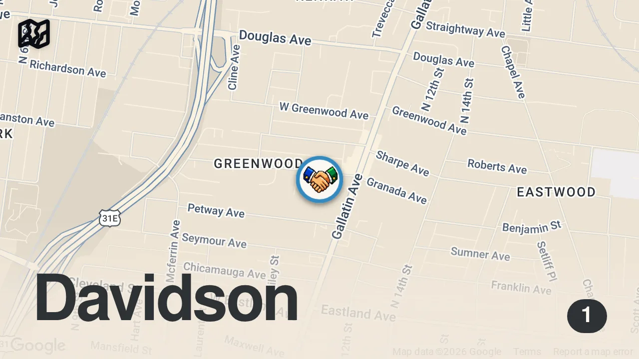Map of 1 spot from Eating ASIAN Street Food in The SOUTH... (Gas or Trash?)