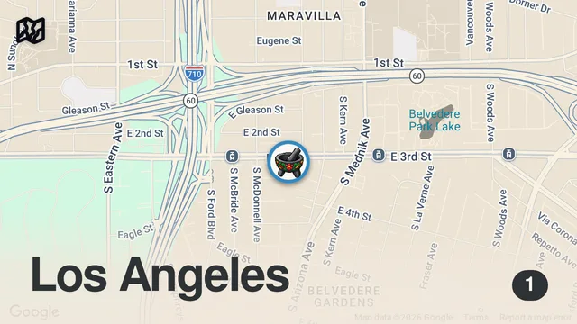 Map of Trying Lupe’s Burritos #2 in East LA #foodie #foodvlog #foodreview #mexicanfood #losangeles #burrito